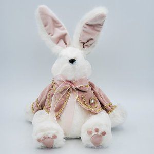 Regency International Faux Fur Dressed Sitting Bunny 7.5", Home Décor